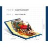 JIESTAR JJ9059 9059 CUỐN SÁCH TÀU MA THUẬT bộ đồ chơi xếp lắp ráp ghép mô hình Harry Potter WIZARD WORLD MONMENT EXPRESS TRAIN Chú Bé Phù Thủy 889 khối