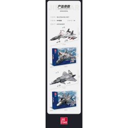 JIESTAR 61056 MÁY BAY CHIẾN ĐẤU TRÊN TÀU SÂN J-15 bộ đồ chơi xếp lắp ráp ghép mô hình Military Army WARCRAFTS Quân Sự Bộ Đội 1386 khối