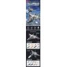 JIESTAR 61057 MÁY BAY CHIẾN ĐẤU TRÊN TÀU SÂN J-20 bộ đồ chơi xếp lắp ráp ghép mô hình Military Army WARCRAFTS Quân Sự Bộ Đội 1365 khối