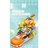 GULY 60512 CHẬU TRỒNG GIÀY THỜI THƯỢNG CHAOHUA CAM NGÔN bộ đồ chơi xếp lắp ráp ghép mô hình HIPSTER SHOE PLANT 836 khối