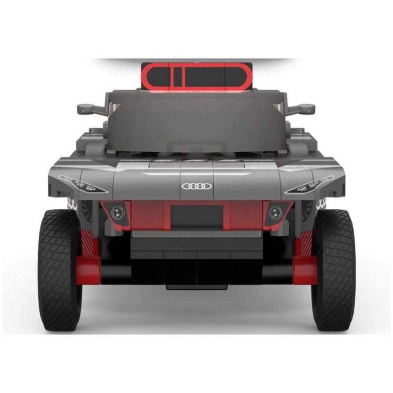 RASTAR 10120 XE AUDI RS Q E-TRON E2 DAKAR RALLY tỷ lệ 1:30 bộ đồ chơi xếp lắp ráp ghép mô hình Speed Champions Racing Cars Đua Xe Công Thức 376 khối