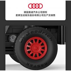 RASTAR 10120 XE AUDI RS Q E-TRON E2 DAKAR RALLY tỷ lệ 1:30 bộ đồ chơi xếp lắp ráp ghép mô hình Speed Champions Racing Cars Đua Xe Công Thức 376 khối