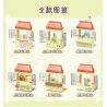 KEEPPLEY K21203 21203 BỆ CỬA SỔ GÓC CỦA FRIENDS TONKATSU bộ đồ chơi xếp lắp ráp ghép mô hình Movie & Game Phim Và Trò Chơi