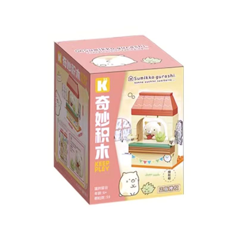 KEEPPLEY K21204 21204 BỆ CỬA SỔ GÓC CỦA BUDDY MÈO bộ đồ chơi xếp lắp ráp ghép mô hình Movie & Game Phim Và Trò Chơi