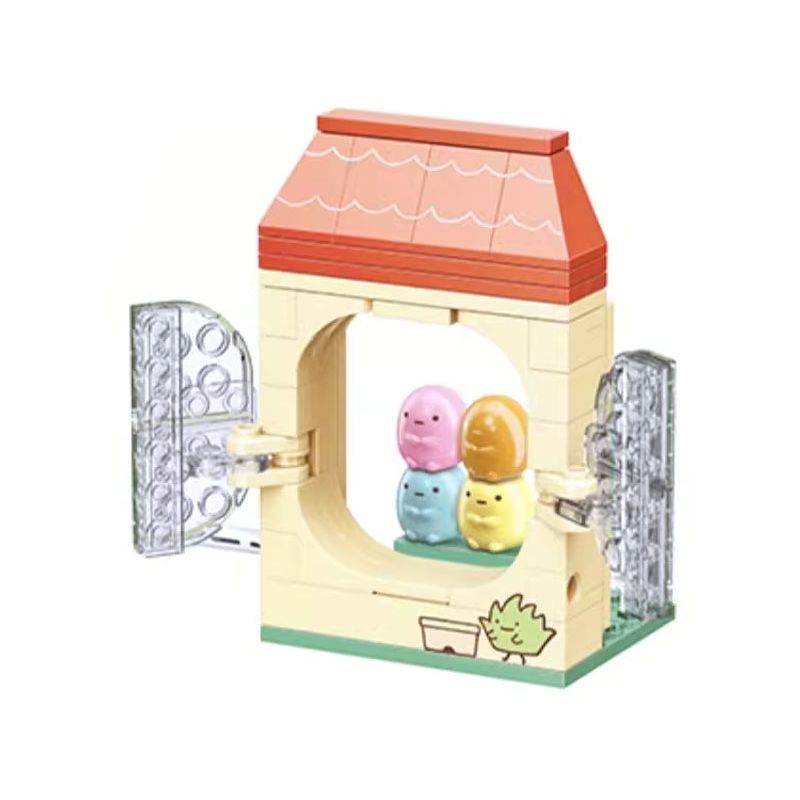 KEEPPLEY K21206 21206 non Lego BỆ CỬA SỔ GÓC CORNER FRIENDS TRÒN MÀU HỒNG bộ đồ chơi xếp lắp ráp ghép mô hình Movie & Game Phim Và Trò Chơi