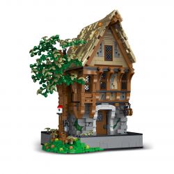 JMBRICKLAYER 30122 MorkModel 033031 Mork Model 033031 THỢ RÈN bộ đồ chơi xếp lắp ráp ghép mô hình Medieval Castle MEDIEVAL BLACKSMITH Chiến Tranh Trung Cổ 1991 khối