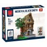 JMBRICKLAYER 30122 MorkModel 033031 Mork Model 033031 THỢ RÈN bộ đồ chơi xếp lắp ráp ghép mô hình Medieval Castle MEDIEVAL BLACKSMITH Chiến Tranh Trung Cổ 1991 khối