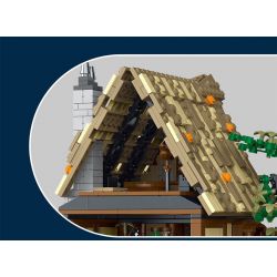 JMBRICKLAYER 30122 MorkModel 033031 Mork Model 033031 THỢ RÈN bộ đồ chơi xếp lắp ráp ghép mô hình Medieval Castle MEDIEVAL BLACKSMITH Chiến Tranh Trung Cổ 1991 khối