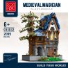 JMBRICKLAYER 30123 MorkModel 033032 Mork Model 033032 CỬA HÀNG MA THUẬT bộ đồ chơi xếp lắp ráp ghép mô hình Medieval Castle MEDIEVAL MAGICIAN Chiến Tranh Trung Cổ 2095 khối