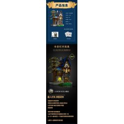 JMBRICKLAYER 30123 MorkModel 033032 Mork Model 033032 CỬA HÀNG MA THUẬT bộ đồ chơi xếp lắp ráp ghép mô hình Medieval Castle MEDIEVAL MAGICIAN Chiến Tranh Trung Cổ 2095 khối