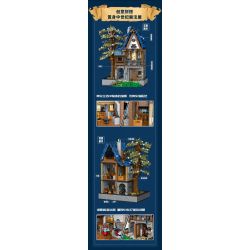 JMBRICKLAYER 30123 MorkModel 033032 Mork Model 033032 CỬA HÀNG MA THUẬT bộ đồ chơi xếp lắp ráp ghép mô hình Medieval Castle MEDIEVAL MAGICIAN Chiến Tranh Trung Cổ 2095 khối