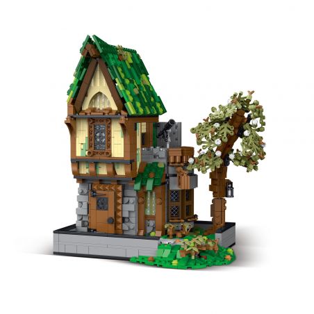 JMBRICKLAYER 30124 MorkModel 033033 Mork Model 033033 QUÁN RƯỢU bộ đồ chơi xếp lắp ráp ghép mô hình Medieval Castle MEDIEVAL TAVERN Chiến Tranh Trung Cổ 1872 khối