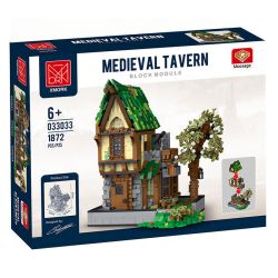 JMBRICKLAYER 30124 MorkModel 033033 Mork Model 033033 QUÁN RƯỢU bộ đồ chơi xếp lắp ráp ghép mô hình Medieval Castle MEDIEVAL TAVERN Chiến Tranh Trung Cổ 1872 khối