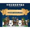 JMBRICKLAYER 30124 MorkModel 033033 Mork Model 033033 QUÁN RƯỢU bộ đồ chơi xếp lắp ráp ghép mô hình Medieval Castle MEDIEVAL TAVERN Chiến Tranh Trung Cổ 1872 khối