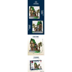 JMBRICKLAYER 30124 MorkModel 033033 Mork Model 033033 QUÁN RƯỢU bộ đồ chơi xếp lắp ráp ghép mô hình Medieval Castle MEDIEVAL TAVERN Chiến Tranh Trung Cổ 1872 khối