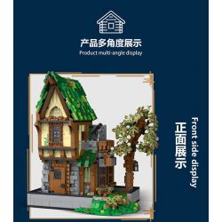 JMBRICKLAYER 30124 MorkModel 033033 Mork Model 033033 QUÁN RƯỢU bộ đồ chơi xếp lắp ráp ghép mô hình Medieval Castle MEDIEVAL TAVERN Chiến Tranh Trung Cổ 1872 khối