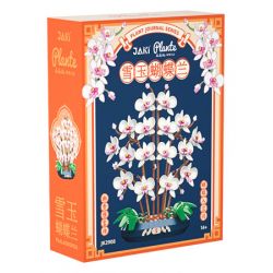 JAKI JK2908 2908 PHALAENOPSIS NGỌC TUYẾT bộ đồ chơi xếp lắp ráp ghép mô hình Creator Sáng Tạo