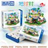 ZHEGAO LZ8302 8302 NGÔI LÀNG TOÀN CẦU bộ đồ chơi xếp lắp ráp ghép mô hình GLOBAL VILLAGE 5452 khối