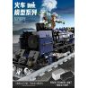 DK 80018 TÀU PHƯƠNG ĐÔNG bộ đồ chơi xếp lắp ráp ghép mô hình City ORIENTAL TRAIN Thành Phố 1052 khối