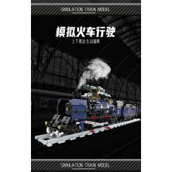 DK 80018 TÀU PHƯƠNG ĐÔNG bộ đồ chơi xếp lắp ráp ghép mô hình City ORIENTAL TRAIN Thành Phố 1052 khối