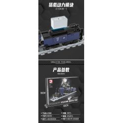 DK 80018 TÀU PHƯƠNG ĐÔNG bộ đồ chơi xếp lắp ráp ghép mô hình City ORIENTAL TRAIN Thành Phố 1052 khối