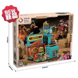 JIALE SPECIAL 55004 RA KHƠI CHO KỶ NGUYÊN NƯỚC PHÒNG THÍ NGHIỆM NĂNG LƯỢNG bộ đồ chơi xếp lắp ráp ghép mô hình ENERGY EXPERIMENT LAB 1001 khối