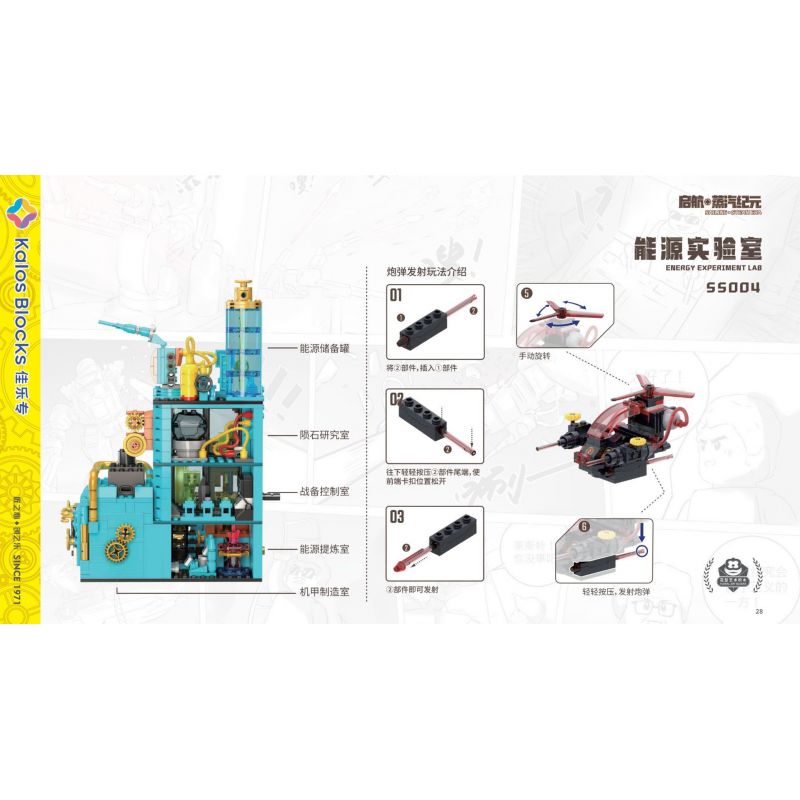 JIALE SPECIAL 55004 RA KHƠI CHO KỶ NGUYÊN NƯỚC PHÒNG THÍ NGHIỆM NĂNG LƯỢNG bộ đồ chơi xếp lắp ráp ghép mô hình ENERGY EXPERIMENT LAB 1001 khối