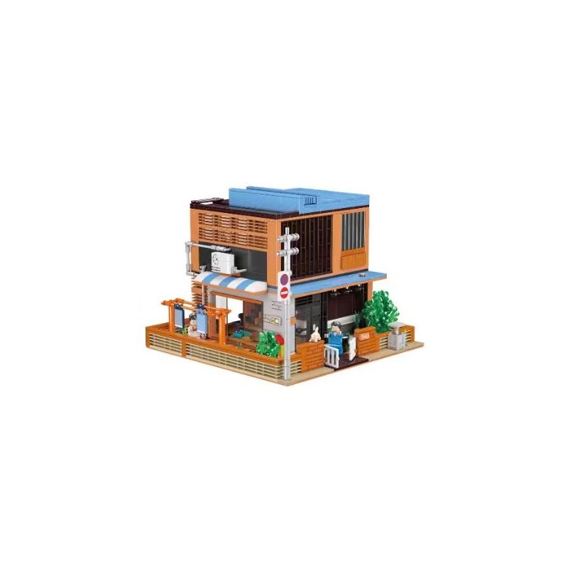 JIALE SPECIAL 61008 non Lego TÚP LỀU KYOTO bộ đồ chơi xếp lắp ráp ghép mô hình City Thành Phố 1535 khối