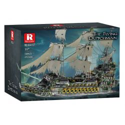 JMBRICKLAYER 40113 REOBRIX 66037 TÀU CƯỚP BIỂN NGƯỜI HÀ LAN BAY bộ đồ chơi xếp lắp ráp ghép mô hình Pirates Of The Caribbean THE FLYING DUTCHMAN Cướp Biển Vùng Caribe 5865 khối