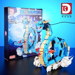 DK 5011 ONE PIECE DẠNG RỒNG XANH KAIDO bộ đồ chơi xếp lắp ráp ghép mô hình Movie & Game Phim Và Trò Chơi 1840 khối