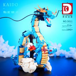 DK 5011 ONE PIECE DẠNG RỒNG XANH KAIDO bộ đồ chơi xếp lắp ráp ghép mô hình Movie & Game Phim Và Trò Chơi 1840 khối
