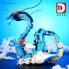 DK 5011 ONE PIECE DẠNG RỒNG XANH KAIDO bộ đồ chơi xếp lắp ráp ghép mô hình Movie & Game Phim Và Trò Chơi 1840 khối