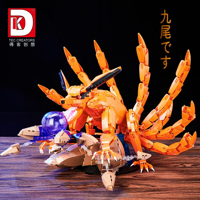 DK 5012 NARUTO KYUBI bộ đồ chơi xếp lắp ráp ghép mô hình Movie & Game Phim Và Trò Chơi 1480 khối