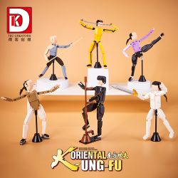 DK 5026 ĐÔNG KUNG FU BẮC CHÂN NGỌC KIẾM NGA MI NGÀY XỬA XƯA Ở PHẬT SƠN LÝ TIỂU LONG THIẾU LÂM TỰ DIỆP VẤN bộ đồ chơi xếp lắp ráp ghép mô hình ORIENTAL KUNGFU 888 khối
