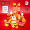 DK 5025 ĐỒ ĂN CỦA M bộ đồ chơi xếp lắp ráp ghép mô hình WESTERN FAST FOOD 827 khối