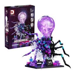 DK 7040 NHỆN NGƯỜI MÁY bộ đồ chơi xếp lắp ráp ghép mô hình SEMI MECHANICAL SPIDER 573 khối