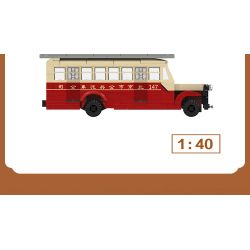 BEIJING FLAVOR ERA 004-23A XE BUÝT BẮC KINH CỔ ĐIỂN DAQI T234 tỷ lệ 1:40 bộ đồ chơi xếp lắp ráp ghép mô hình Creator Sáng Tạo 274 khối