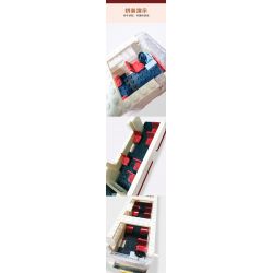 BEIJING FLAVOR ERA 003-23A CÁC PHƯƠNG TIỆN GIAO THÔNG CÔNG CỘNG CỔ ĐIỂN CỦA BẮC KINH TUYẾN THAM QUAN SỐ 1 XE BUÝT DANGDANG THÀNH PHỐ tỷ lệ 1:40 bộ đồ chơi xếp lắp ráp ghép mô hình Creator Sáng Tạo 348 khối