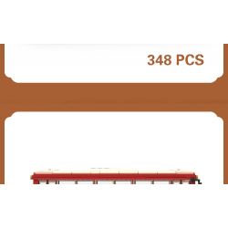 BEIJING FLAVOR ERA 003-23A CÁC PHƯƠNG TIỆN GIAO THÔNG CÔNG CỘNG CỔ ĐIỂN CỦA BẮC KINH TUYẾN THAM QUAN SỐ 1 XE BUÝT DANGDANG THÀNH PHỐ tỷ lệ 1:40 bộ đồ chơi xếp lắp ráp ghép mô hình Creator Sáng Tạo 348 khối