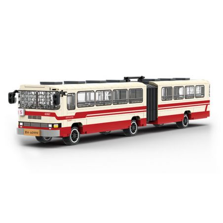 BEIJING FLAVOR ERA 002-23A XE BUÝT BẮC KINH CỔ ĐIỂN JINGHUA BK670 tỷ lệ 1:40 bộ đồ chơi xếp lắp ráp ghép mô hình Creator Sáng Tạo 552 khối