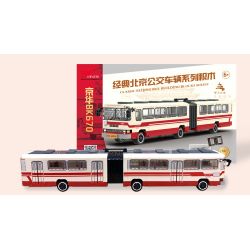 BEIJING FLAVOR ERA 002-23A XE BUÝT BẮC KINH CỔ ĐIỂN JINGHUA BK670 tỷ lệ 1:40 bộ đồ chơi xếp lắp ráp ghép mô hình Creator Sáng Tạo 552 khối