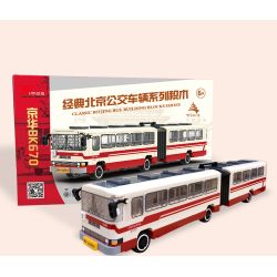BEIJING FLAVOR ERA 002-23A XE BUÝT BẮC KINH CỔ ĐIỂN JINGHUA BK670 tỷ lệ 1:40 bộ đồ chơi xếp lắp ráp ghép mô hình Creator Sáng Tạo 552 khối