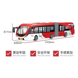 BEIJING FLAVOR ERA 001-23A XE BUÝT CỔ ĐIỂN BẮC KINH ĐƯỜNG DA 1 VÀ tỷ lệ 1:40 bộ đồ chơi xếp lắp ráp ghép mô hình Creator Sáng Tạo 437 khối