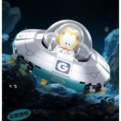 SLUBAN M38-B1223 B1223 1223 M38B1223 38-B1223 CHUYẾN THAM QUAN KHÔNG GIAN GARFIELD bộ đồ chơi xếp lắp ráp ghép mô hình Movie & Game Phim Và Trò Chơi 193 khối