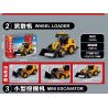 SEMBO 712051 CÔNG NGHIỆP NẶNG SANY MÁY XÚC NHỎ bộ đồ chơi xếp lắp ráp ghép mô hình City MINI EXCAVATOR Thành Phố 233 khối