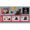 SEMBO 712052 SANY HEAVY INDUSTRY MÁY XÚC PHÁ DỠ bộ đồ chơi xếp lắp ráp ghép mô hình City DEMOLITION EXCAVATOR Thành Phố 197 khối