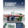 SEMBO 208038 MỘT QUỐC GIA HÙNG MẠNH TÀU CẢNH SÁT BIỂN TYPE 818 BLUE SEA GUARDIAN bộ đồ chơi xếp lắp ráp ghép mô hình Military Army Quân Sự Bộ Đội 691 khối