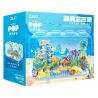 JAKI JK8351 8351 BA VẠN DẶM DƯỚI ĐÁY BIỂN bộ đồ chơi xếp lắp ráp ghép mô hình