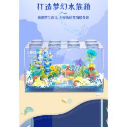 JAKI JK8351 8351 BA VẠN DẶM DƯỚI ĐÁY BIỂN bộ đồ chơi xếp lắp ráp ghép mô hình