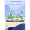 JAKI JK8351 8351 BA VẠN DẶM DƯỚI ĐÁY BIỂN bộ đồ chơi xếp lắp ráp ghép mô hình